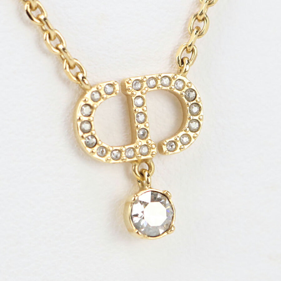 中古 ディオール ネックレス レディース ブランド Dior Petit CD N2890WOMCY D03S ゴールド アクセサリー USDCD96711011