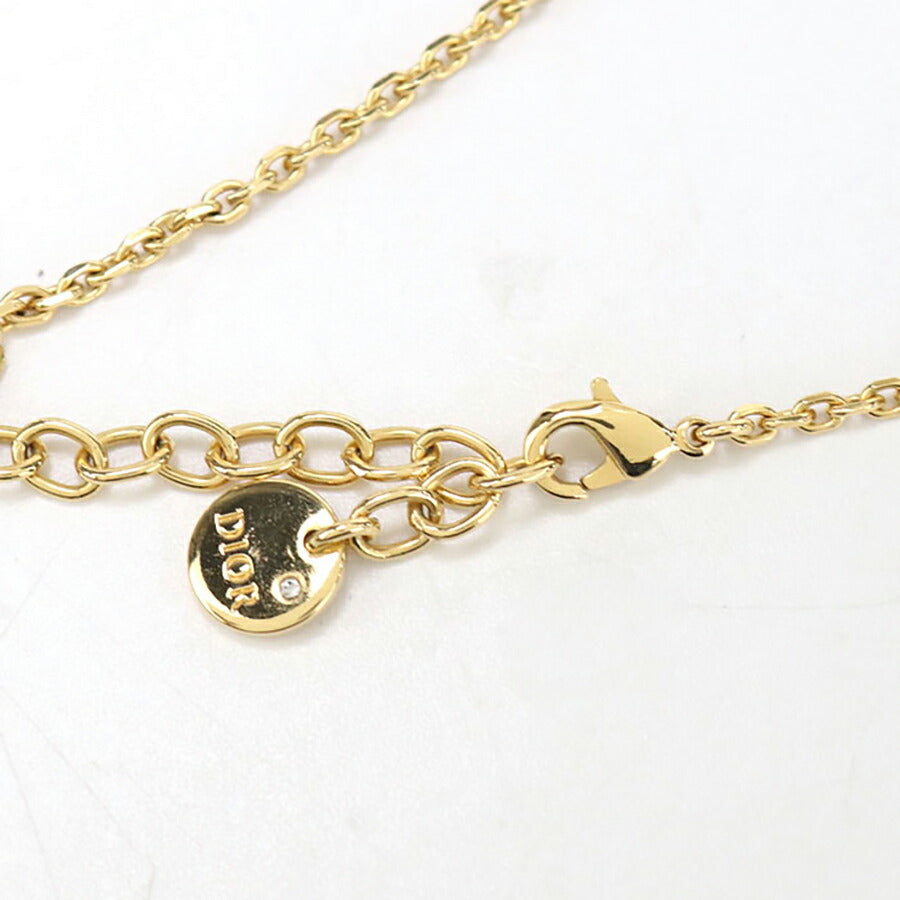 中古 ディオール ネックレス レディース ブランド Dior Petit CD N2890WOMCY D03S ゴールド アクセサリー USDCD96711011