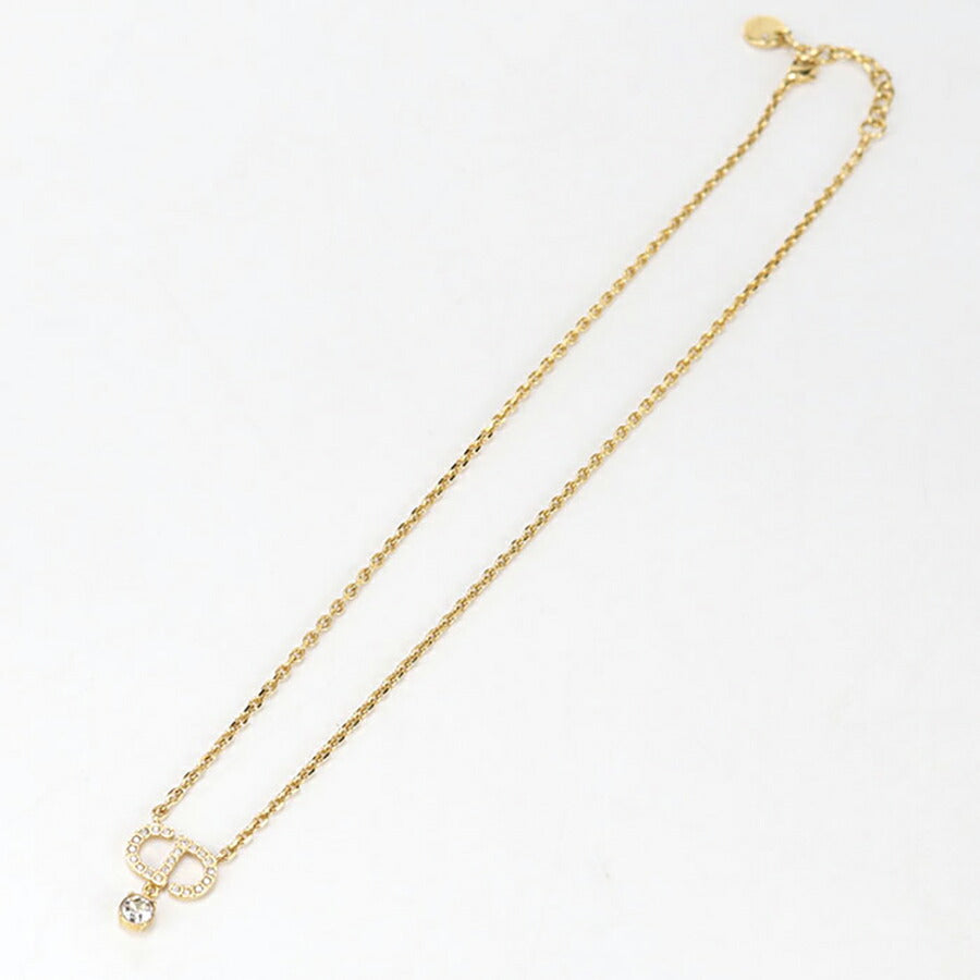 中古 ディオール ネックレス レディース ブランド Dior Petit CD N2890WOMCY D03S ゴールド アクセサリー USDCD96711011