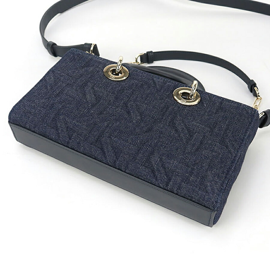 中古 ディオール ハンドバッグ レディース ブランド Dior レディ D-ジョイ ミディアム 2WAY M0540 ネイビー バッグ USDCD96715011