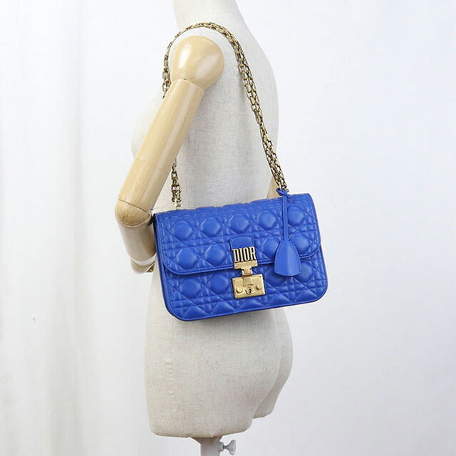 中古 ディオール ショルダーバッグ レディース ブランド Dior アディクト チェーン ブルー バッグ USDCD96785011