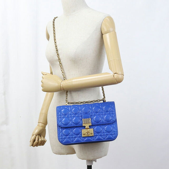 中古 ディオール ショルダーバッグ レディース ブランド Dior アディクト チェーン ブルー バッグ USDCD96785011