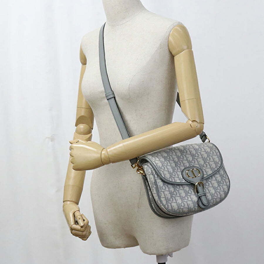 中古 ディオール 斜め掛け ショルダーバッグ レディース ブランド Dior ディオール ボビー ミディアム M9337 UTZQ グレー バッグ USDCD96906011