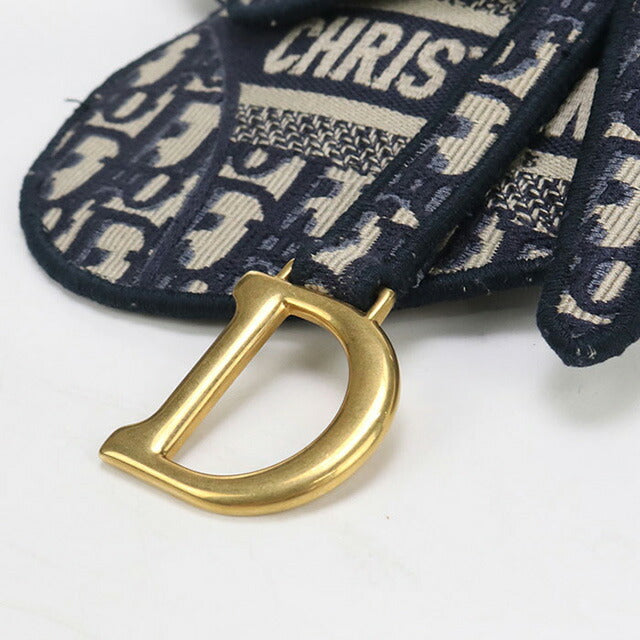 中古 ディオール ボディバッグ レディース ブランド Dior サドル ベルトバッグ ネイビー バッグ USDCD97067011
