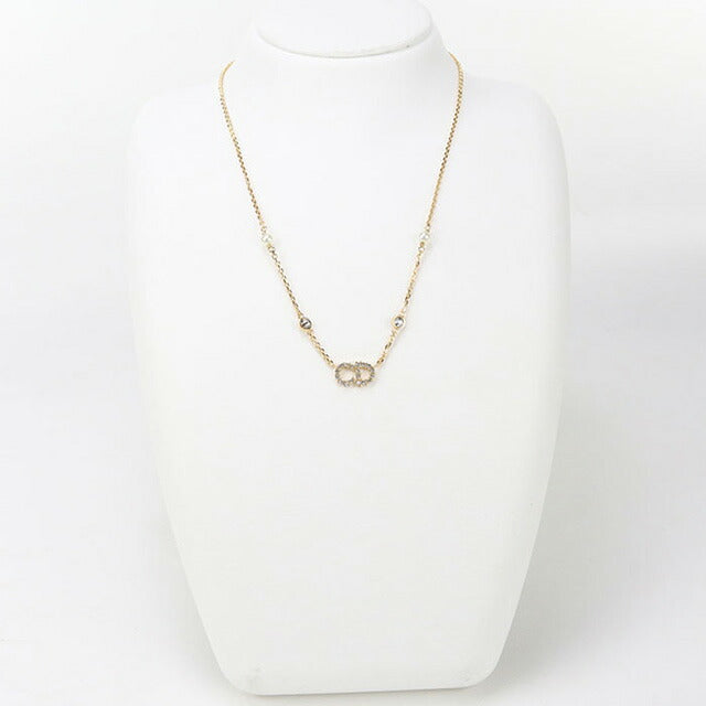 中古 ディオール ネックレス レディース ブランド Dior クレール ディー リュヌ N1033CDLCY D301 ゴールド アクセサリー USDCD97199011