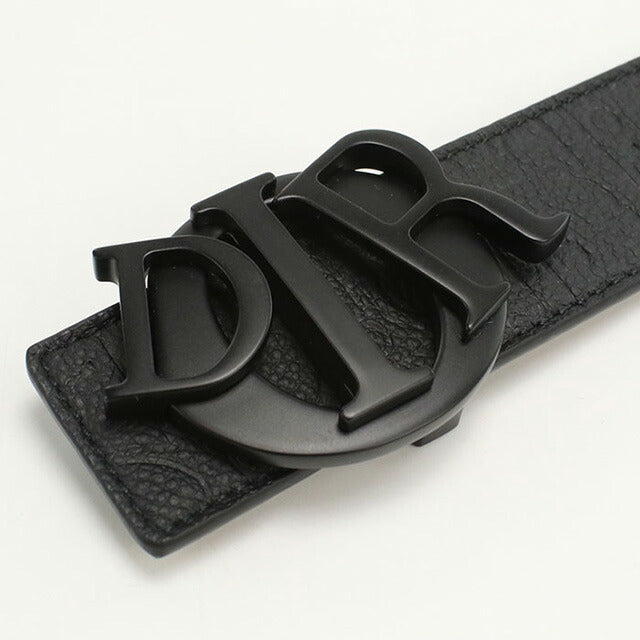 中古 ディオール ベルト メンズ ブランド Dior ディオール チャーム リバーシブル ブラック 小物 USDCD97305011
