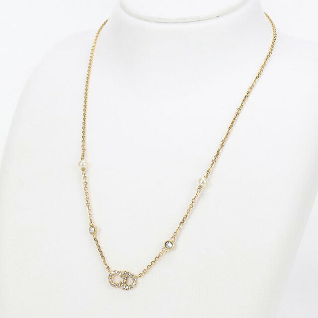 中古 ディオール ネックレス レディース ブランド Dior クレール ディー リュヌ ネックレス N1033CDLCY_D301 ゴールド アクセサリー USDCD97633011