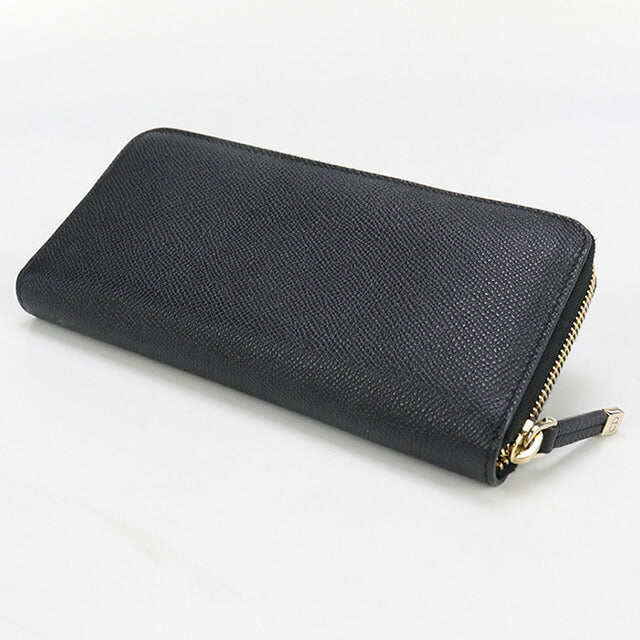 中古 ディオール 長財布ラウンドファスナー レディース ブランド Dior 30 モンテーニュ ロングジップウォレット レザー ブラック 財布 USDCD97711011