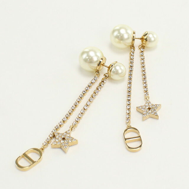中古 ディオール ピアス レディース ブランド Dior ディオール トライバル ピアス E1270TRICY_D301 ゴールド アクセサリー USDCD97833011