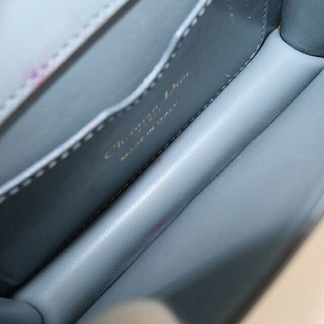 二手 Dior 斜挎单肩包 女士品牌 Dior 30 Montaigne 皮革蓝色包 USDCD98110011