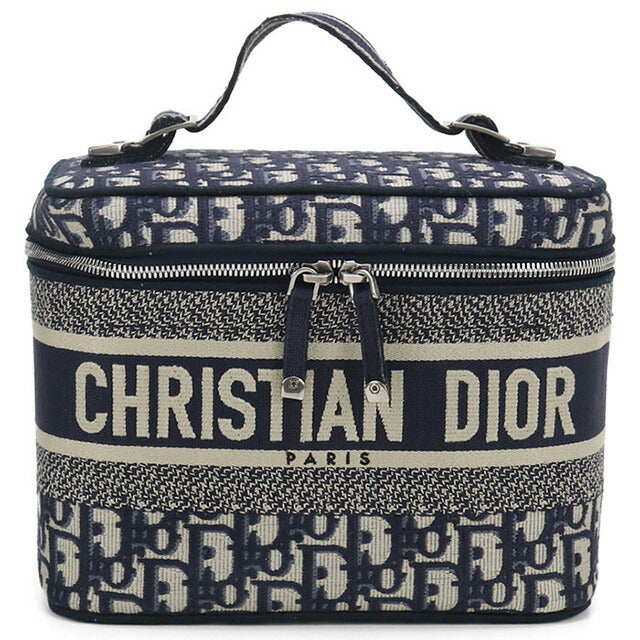 中古 ディオール ハンドバッグ レディース ブランド Dior ディオール オブリーク S5480VRIW ネイビー バッグ USDCD98341011