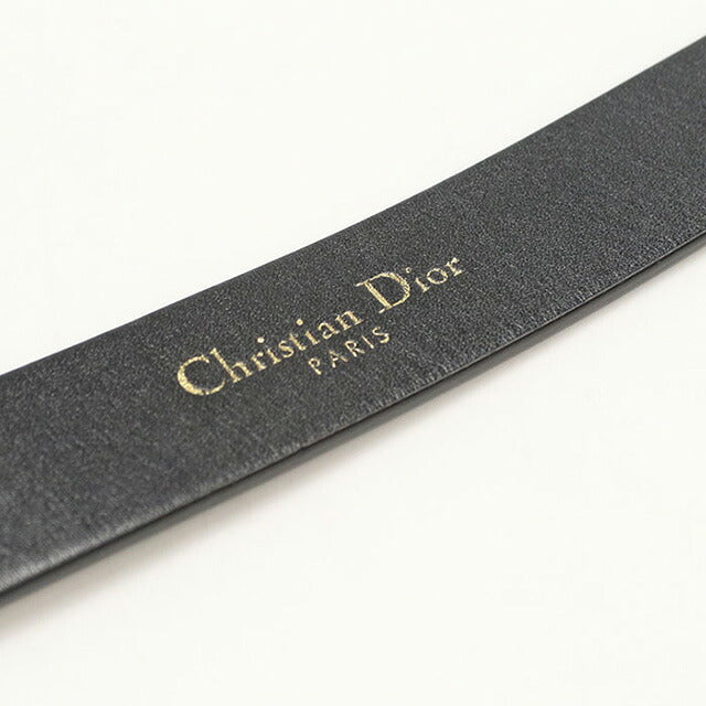 中古 ディオール ベルト レディース ブランド Dior サドル B0445CWGH M900 ブラック 小物 USDCD98520011