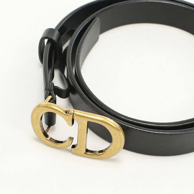 中古 ディオール ベルト レディース ブランド Dior サドル B0445CWGH M900 ブラック 小物 USDCD98520011