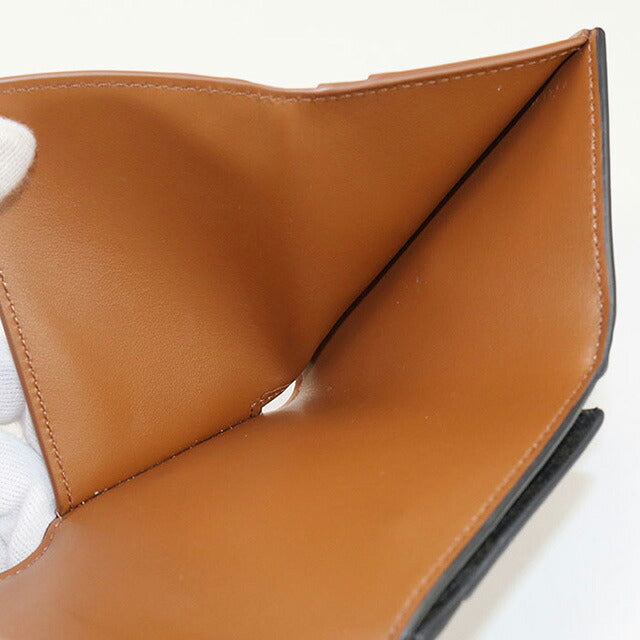 中古 セリーヌ 三つ折り財布 レディース ブランド CELINE 10I652DS3.04LU ブラウン 財布 USDCE100918011