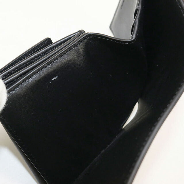 二手Celine Trifold钱包女装品牌CELINE Triomphe小翻盖钱包10D783DPV.38NO黑色钱包USDCE101535011