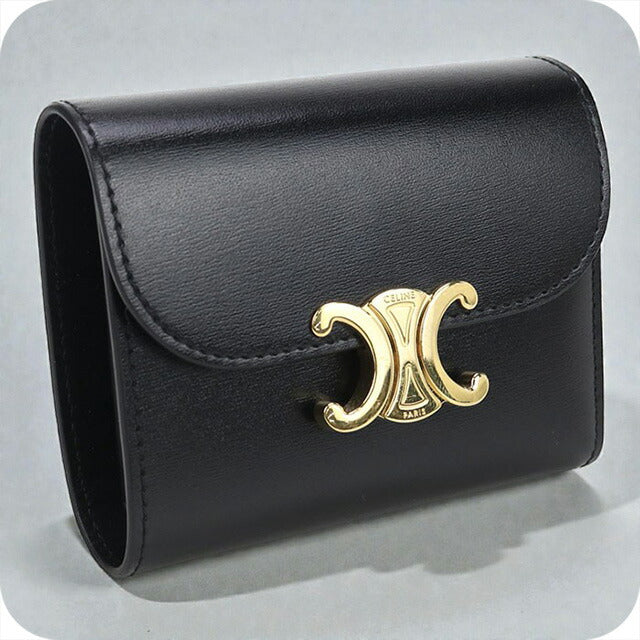 中古 セリーヌ 三つ折り財布 レディース ブランド CELINE トリオンフ