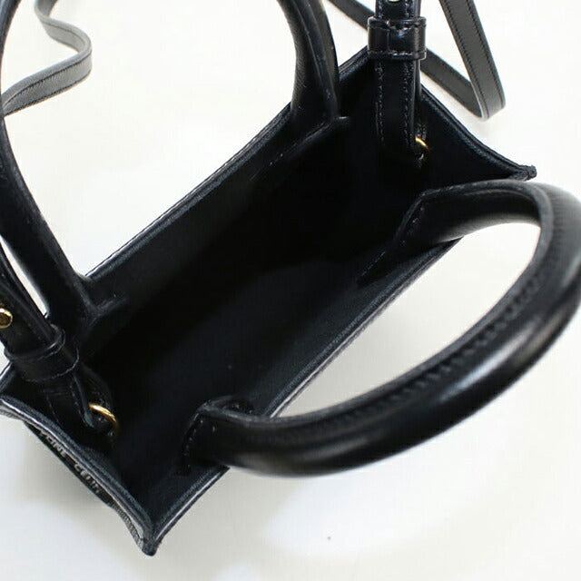 中古 セリーヌ ハンドバッグ レディース ブランド CELINE ミニ バーティカル カバ レザー 194372DT2.38AW ブラック バッグ USDCE102764011