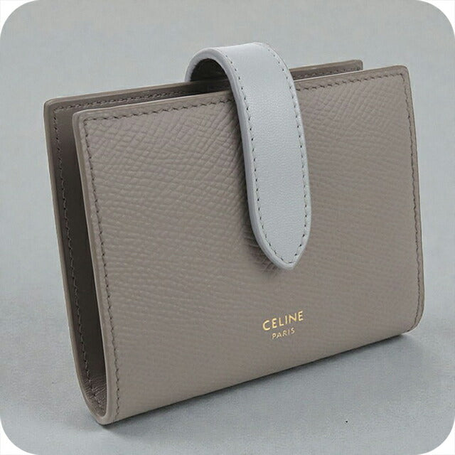 Used Celine bifold wallet ladies brand CELINE gray wallet USDCE104149011