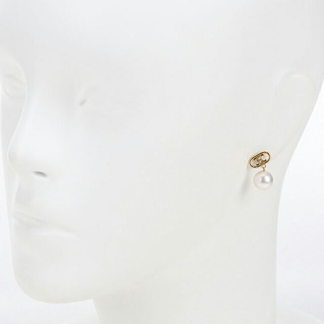 中古 セリーヌ ピアス レディース ブランド CELINE トリオンフ パール ゴールド アクセサリー USDCE108218011