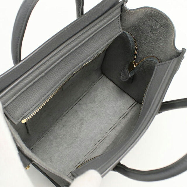二手 Celine 手提包 女士品牌 CELINE Luggage Nano 189243AQL.10KL 灰色 USDCE108660011