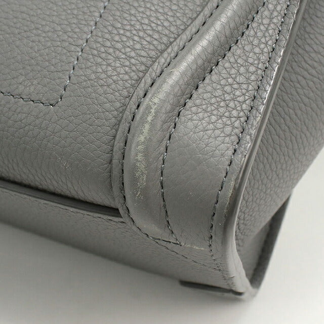 二手 Celine 手提包 女士品牌 CELINE Luggage Nano 189243AQL.10KL 灰色 USDCE108660011
