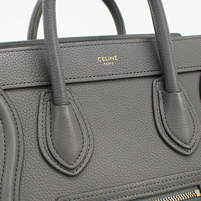 二手 Celine 手提包 女士品牌 CELINE Luggage Nano 189243AQL.10KL 灰色 USDCE108660011