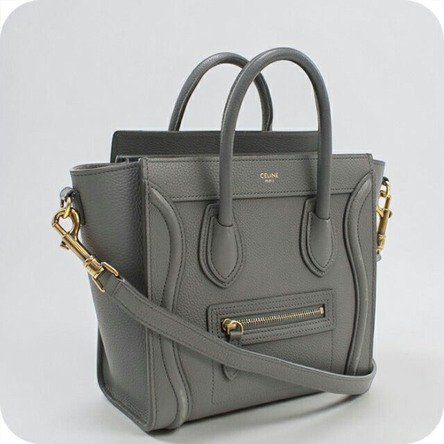 最終お値下CELINE セリーヌ ロゴ ストラップ クロスバック タンクグレー 現行品】CELINE セリーヌ ショルダーストラップ ロゴ グレー｜Yahoo