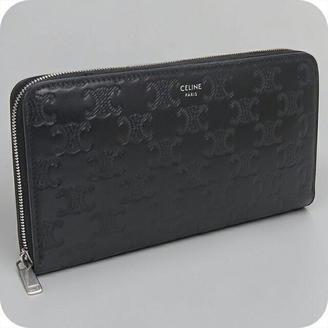 中古 セリーヌ 長財布ラウンドファスナー メンズ ブランド CELINE