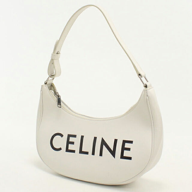 中古 セリーヌ セミショルダー レディース ブランド CELINE アヴァ ワンショルダー レザー 193953 ホワイト USDCE109798011