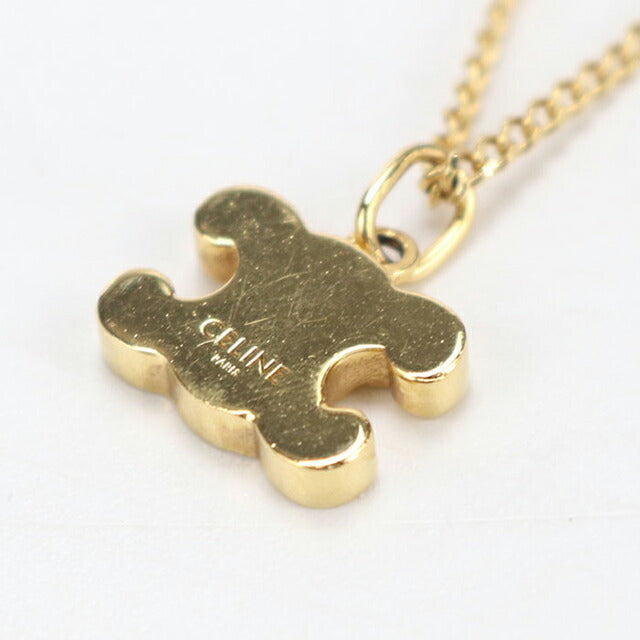 Used Celine Necklace Women&
