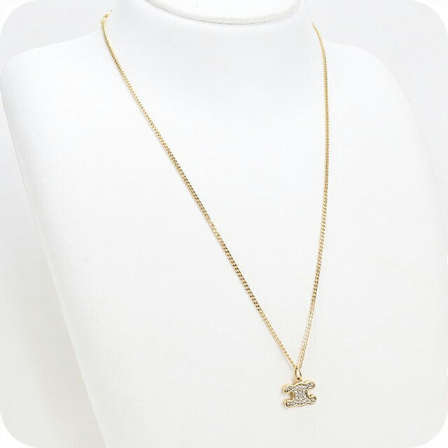 Used Celine Necklace Women&