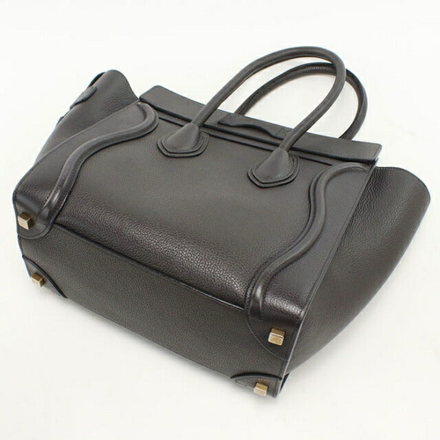 中古 セリーヌ トートバッグ レディース ブランド CELINE ラゲージ マイクロ ブラック USDCE110469011