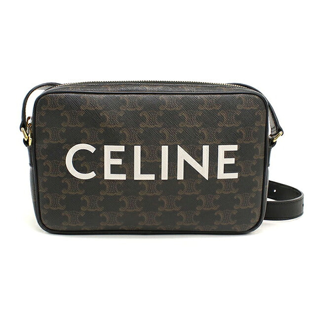 中古 セリーヌ 斜め掛け ショルダーバッグ メンズ ブランド CELINE トリオンフキャンバス ミディアムメッセンジャーバッグ 194502CIM.38OG USDCE110489011