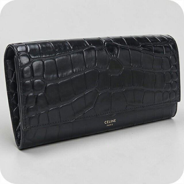 中古 セリーヌ 長財布二折 レディース ブランド CELINE ラージフラップ 中古 セリーヌ 長財布二折 レディース ブランド CELINE ラージフラップ
