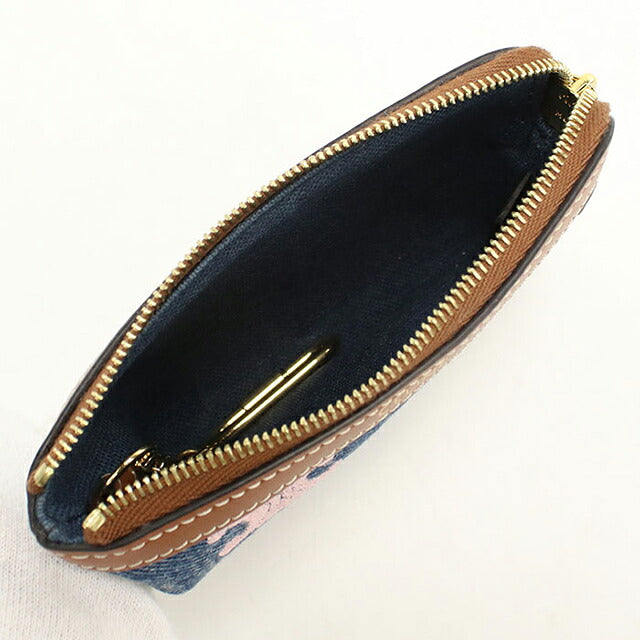 中古 セリーヌ 小銭入れ ユニセックス ブランド CELINE トリオンフ コインパース 10C662GR9.14ML ブルー USDCE114876011