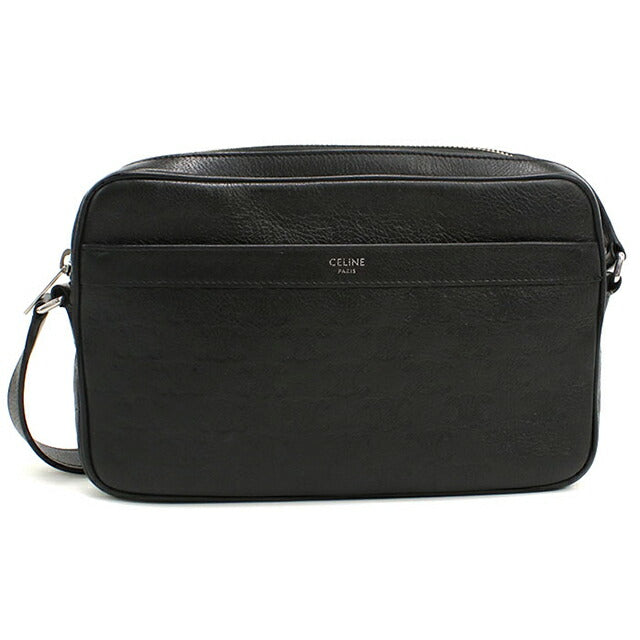 中古 セリーヌ 斜め掛け ショルダーバッグ メンズ CELINE エンボス加工