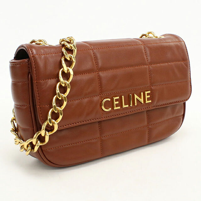 中古 セリーヌ ショルダーバッグ レディース ブランド CELINE チェーン 11127 3EPZ ブラウン USDCE116719011