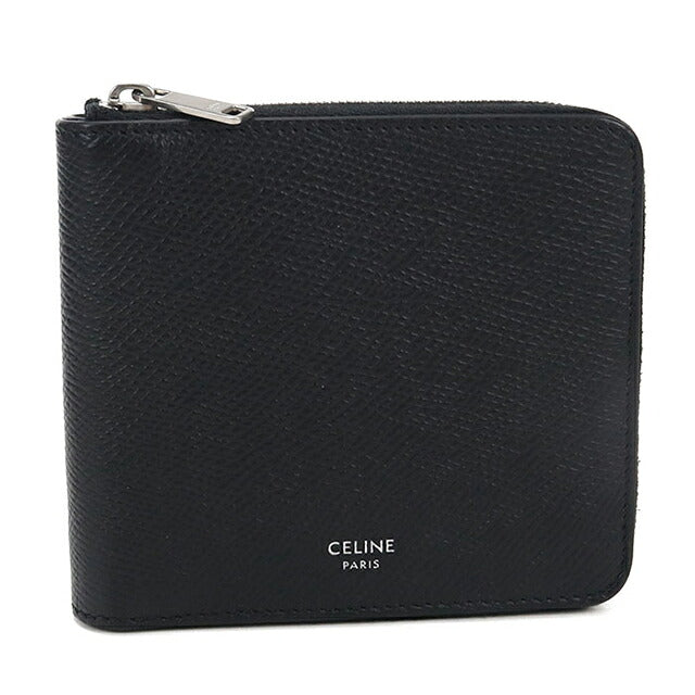 中古 セリーヌ ラウンドファスナー折財布 メンズ ブランド CELINE