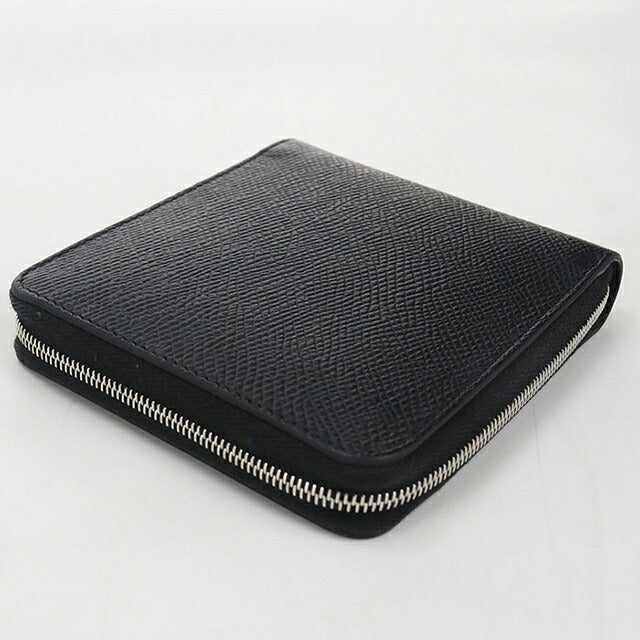 中古 セリーヌ ラウンドファスナー折財布 メンズ ブランド CELINE ジップドバイフォールド 10J613BEN.38SI ブラック USDCE116863011