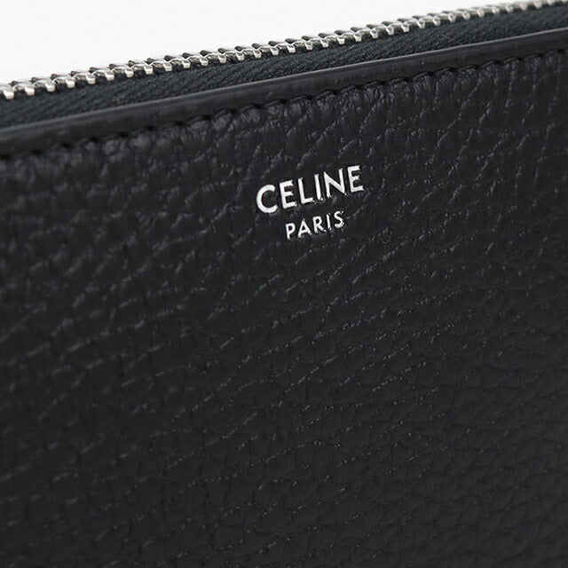 中古 セリーヌ 長財布ラウンドファスナー メンズ ブランド CELINE ラージ ジップウォレット 10B553GTH.38SI ブラック USDCE117237011