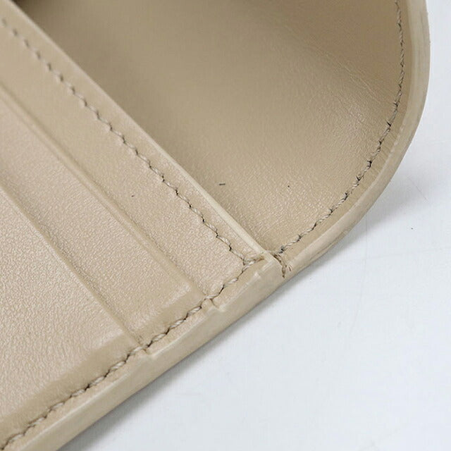 中古 セリーヌ 三つ折り財布 三折財布 コンパクト レディース ブランド CELINE トリオンフ スモールフラップウォレット 10D783DPV ベージュ USDCE118231011