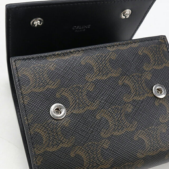 Used Celine Trifold Wallet Trifold Wallet Compact Men&