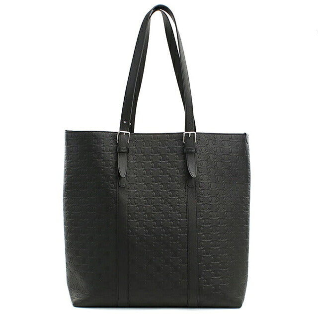 中古 セリーヌ トートバッグ メンズ ブランド CELINE トリオンフエンボス加工 カバ 113743FQU ブラック USDCE118524011