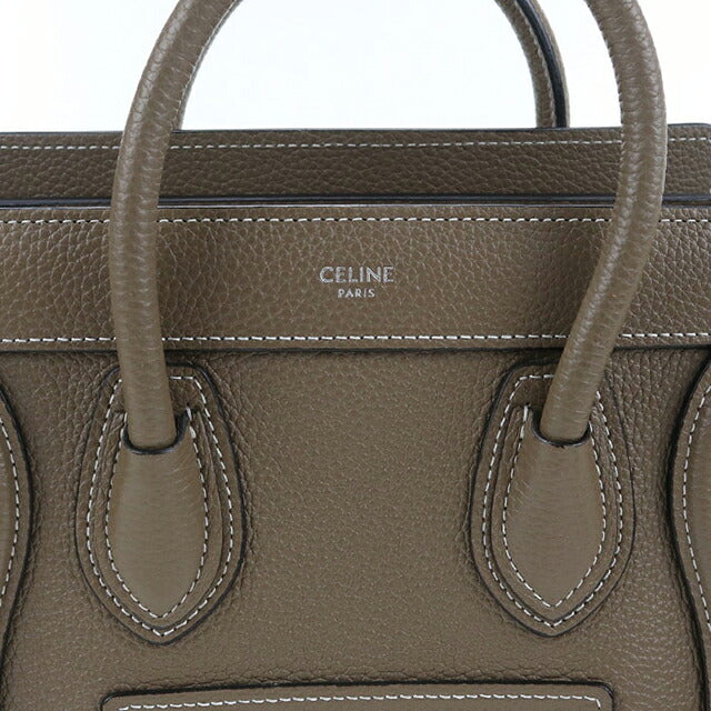 中古 セリーヌ ハンドバッグ レディース ブランド CELINE ラゲージ ナノ ショッパー ブラウン USDCE119741011