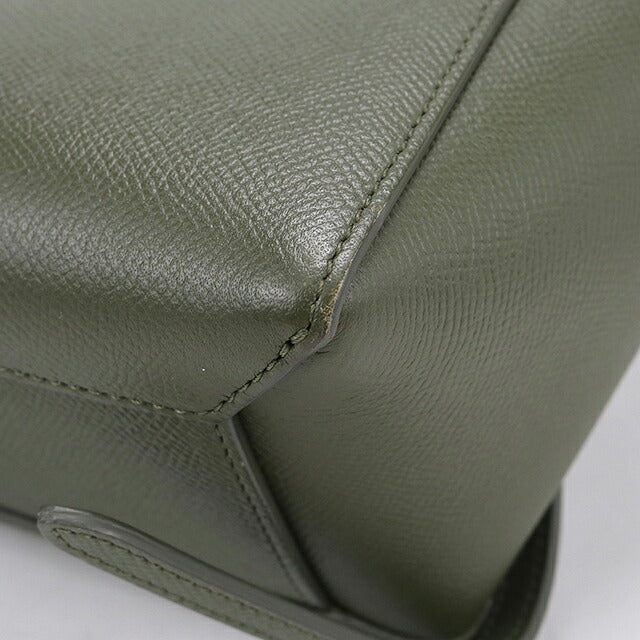 中古 セリーヌ ハンドバッグ レディース ブランド CELINE ベルトバッグ ナノ 2WAY 18900 グリーン USDCE120066011
