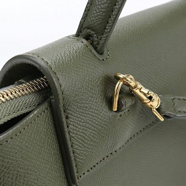 中古 セリーヌ ハンドバッグ レディース ブランド CELINE ベルトバッグ ナノ 2WAY 18900 グリーン USDCE120066011