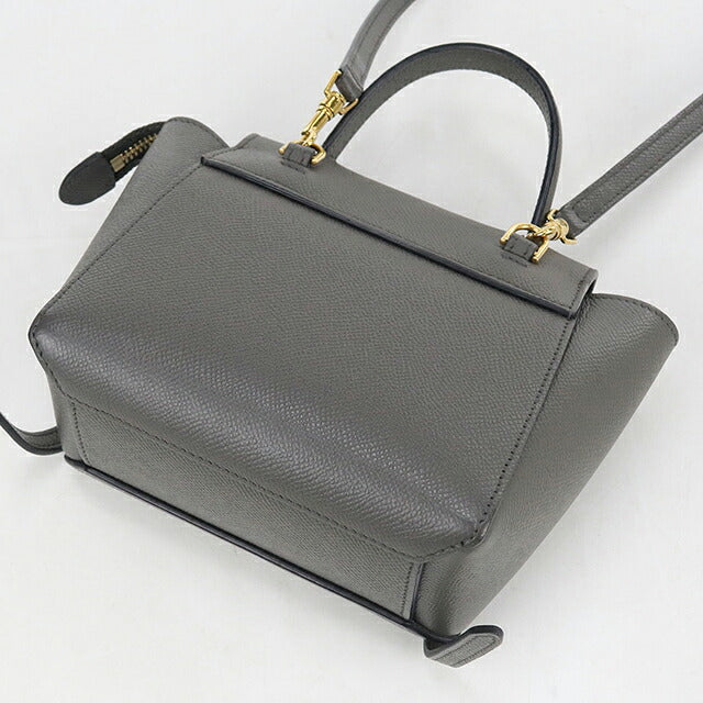 中古 セリーヌ ハンドバッグ レディース ブランド CELINE ベルトバッグ ピコ 2WAY 19426 グレー USDCE120123011