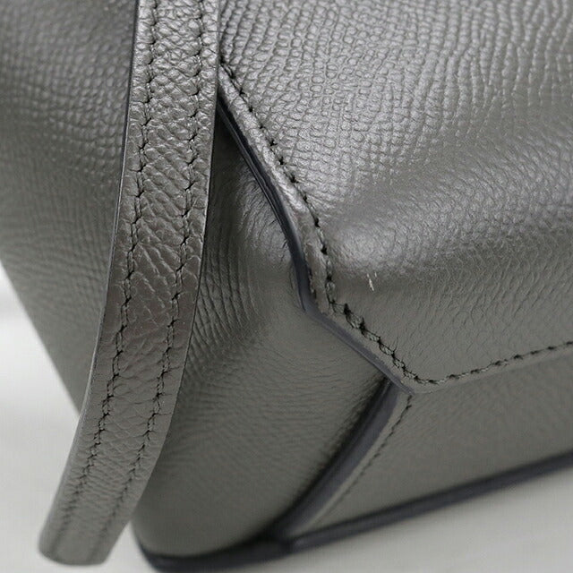 中古 セリーヌ ハンドバッグ レディース ブランド CELINE ベルトバッグ ピコ 2WAY 19426 グレー USDCE120123011