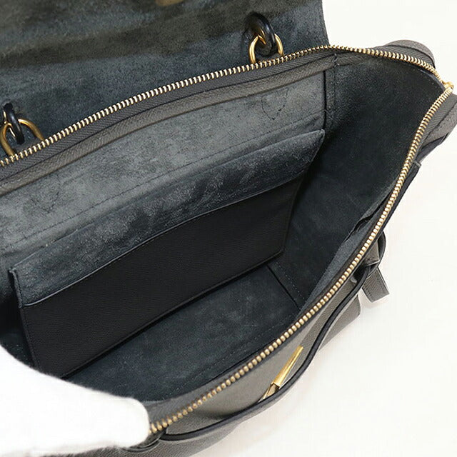 中古 セリーヌ ハンドバッグ レディース ブランド CELINE ベルトバッグ マイクロ 18196 グレー USDCE120645011