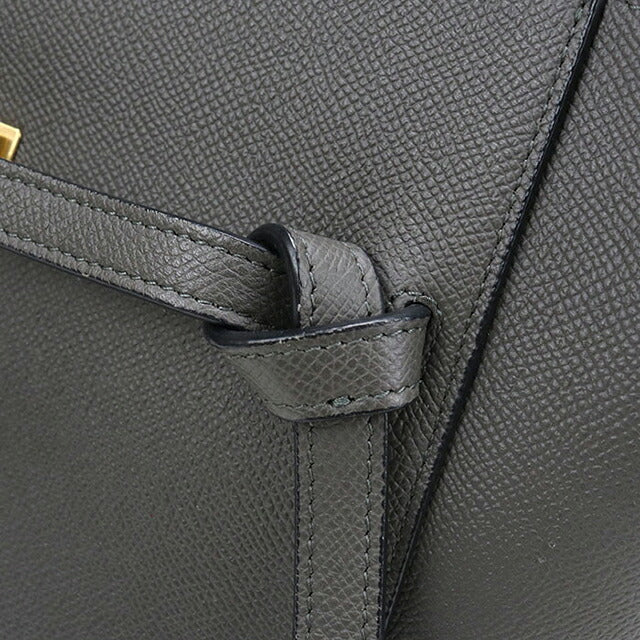 中古 セリーヌ ハンドバッグ レディース ブランド CELINE ベルトバッグ マイクロ 18196 グレー USDCE120645011